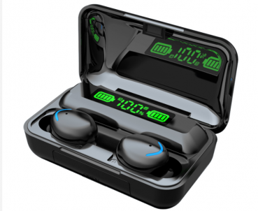 Preview: Minikopfhörer Stereo der Spitzenklasse Kabellos wasserdicht Ladestation für Händy